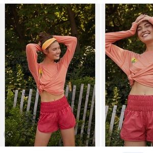 Free people movement way home shorts in pucker up